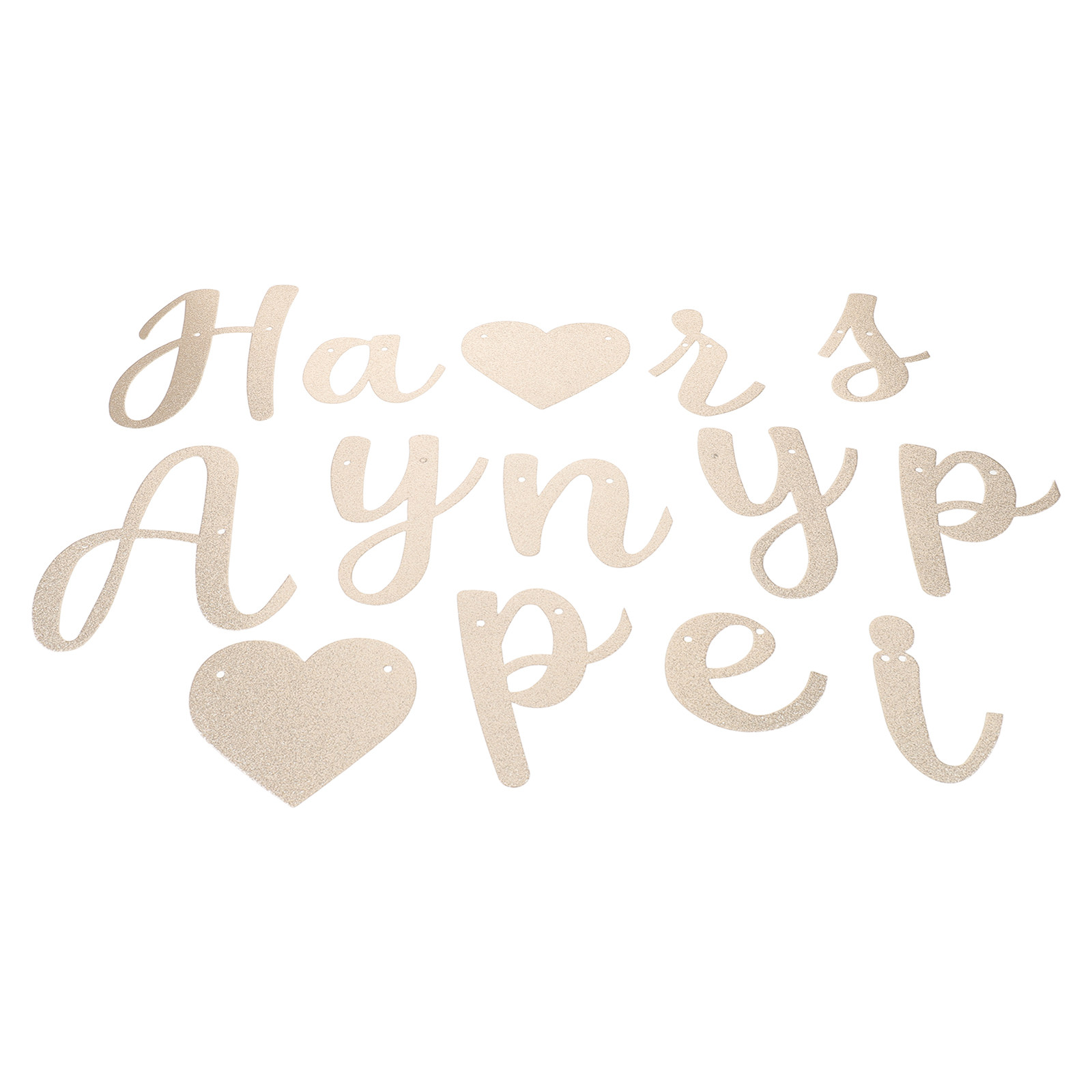 Happy Anniversary Banner Gold  - Party Banner Gold review and price