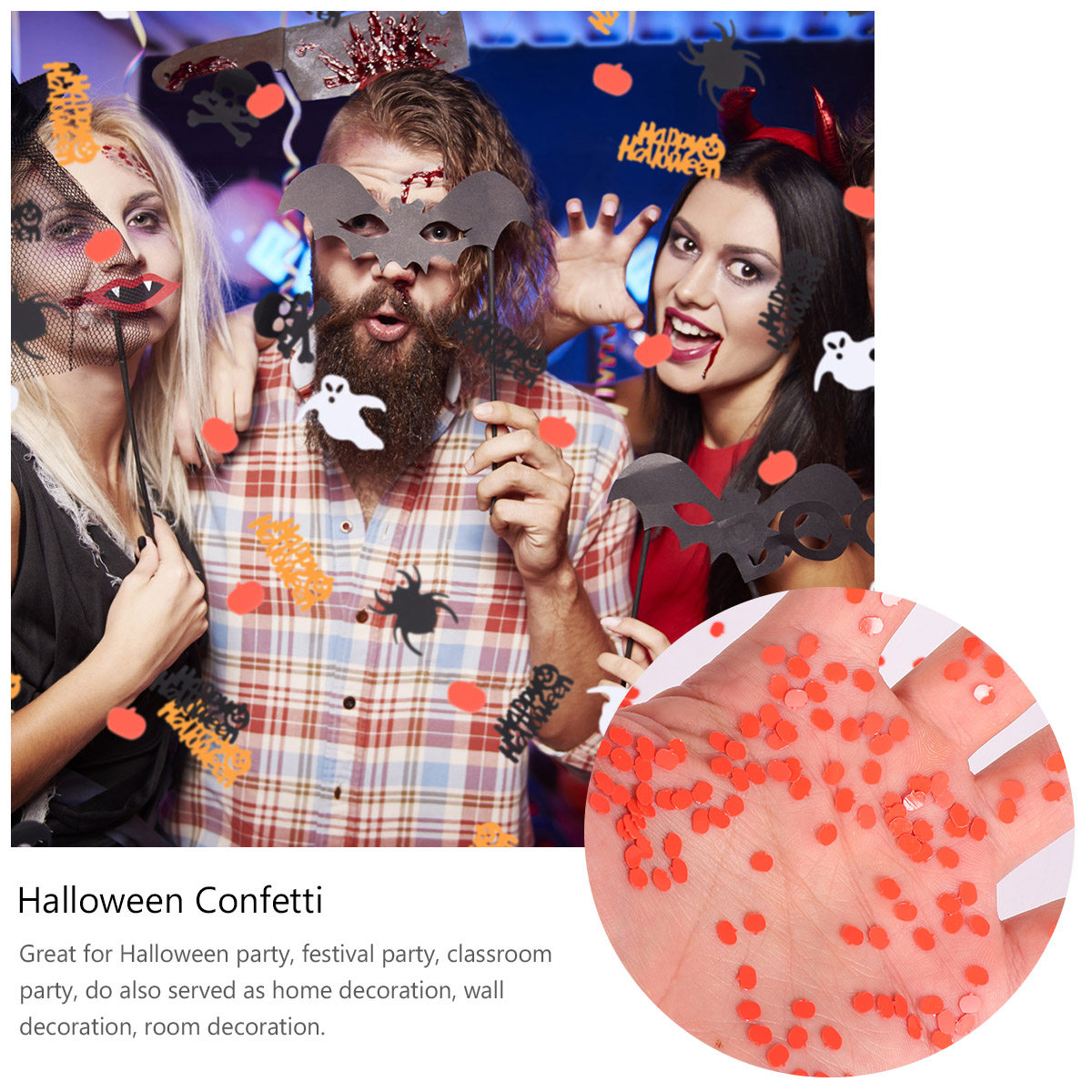 78g Mixed Halloween Party Pape - Papercraft Supply Confetti review and price