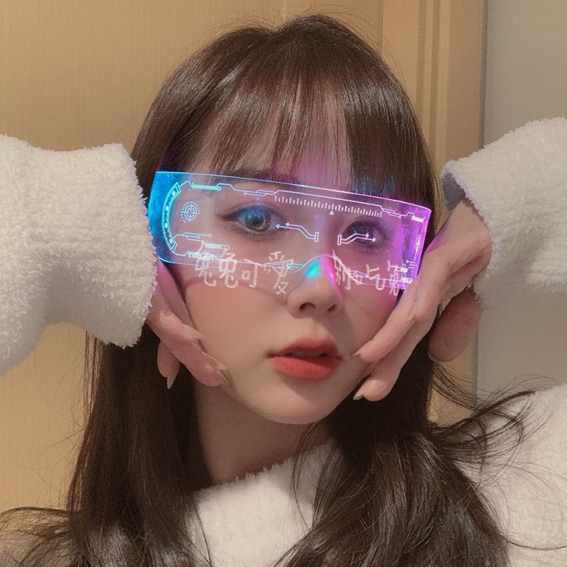 LED Luminous Colorful Sunglass - Neon Sign Party review and price