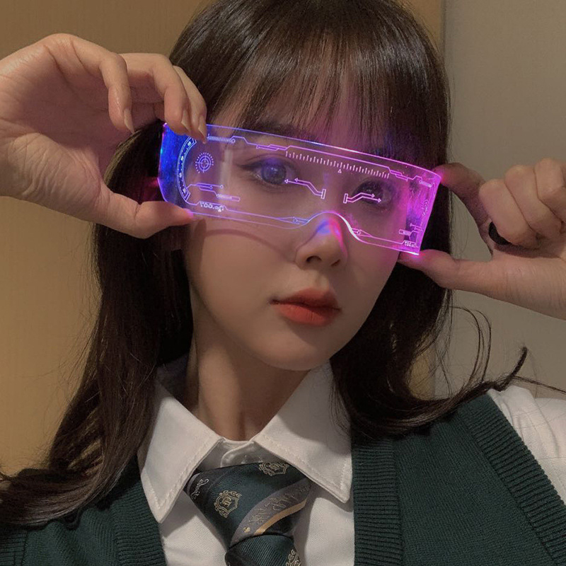LED Luminous Colorful Sunglass - Neon Sign Party review and price