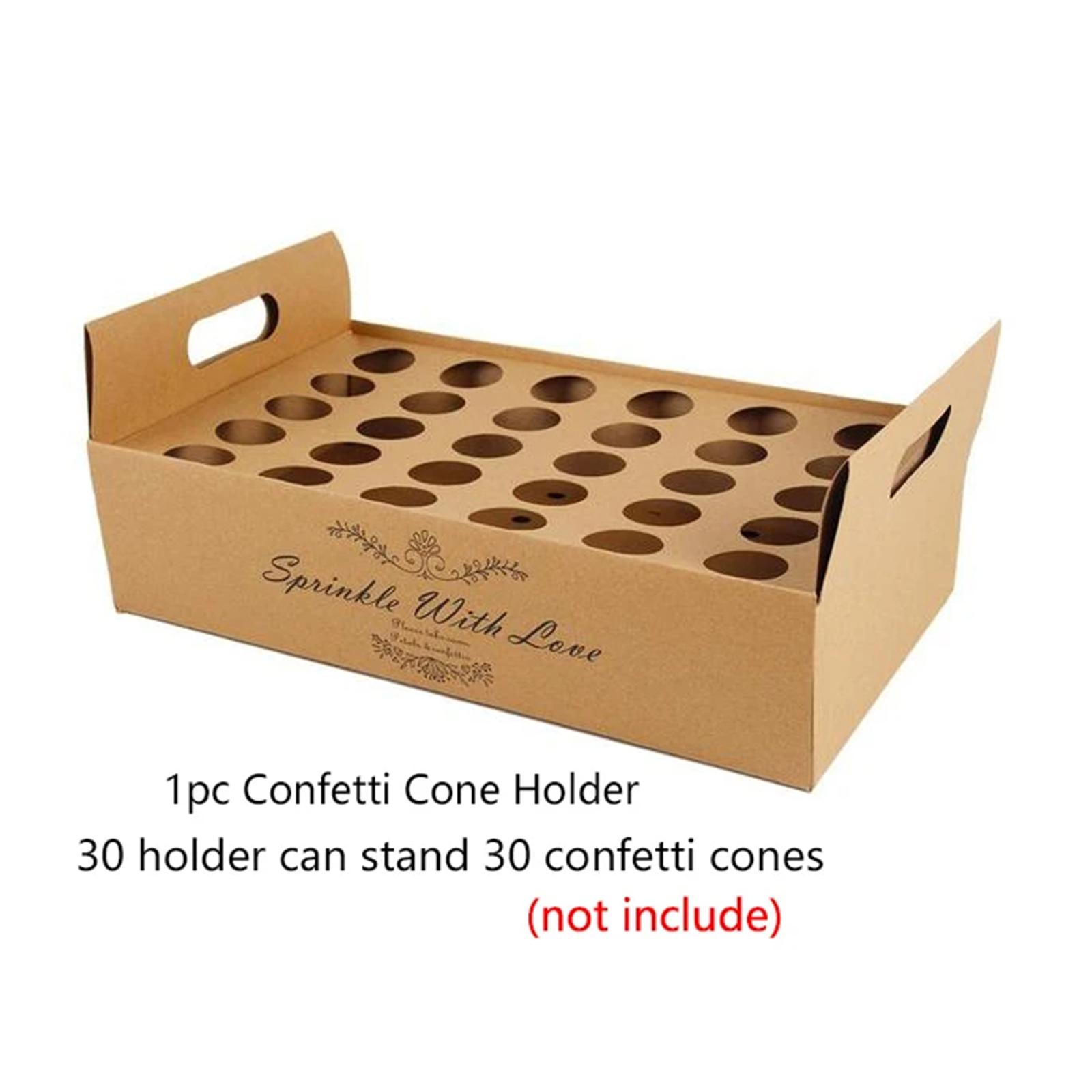 Paper Confetti Cone Box Stand  - Papercraft Supply Confetti review and price