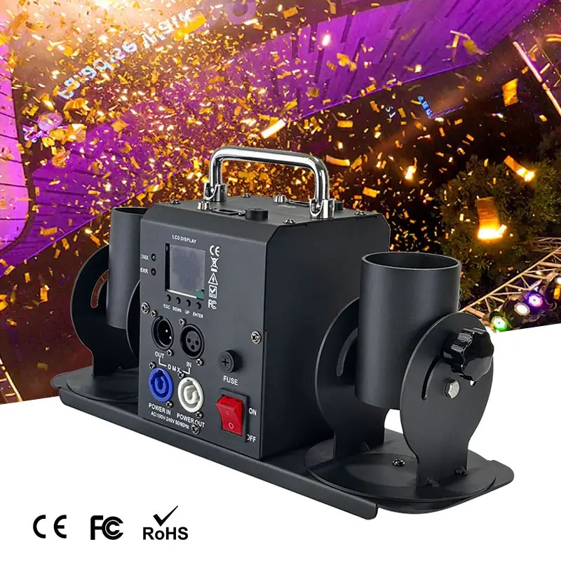 Stage Effects  Double Head Con - Confetti Cannon Tube review and price