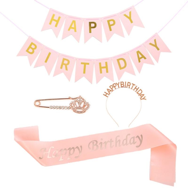 G92D 4 Pieces Birthday Party D - Birthday Sash Glitter review and price