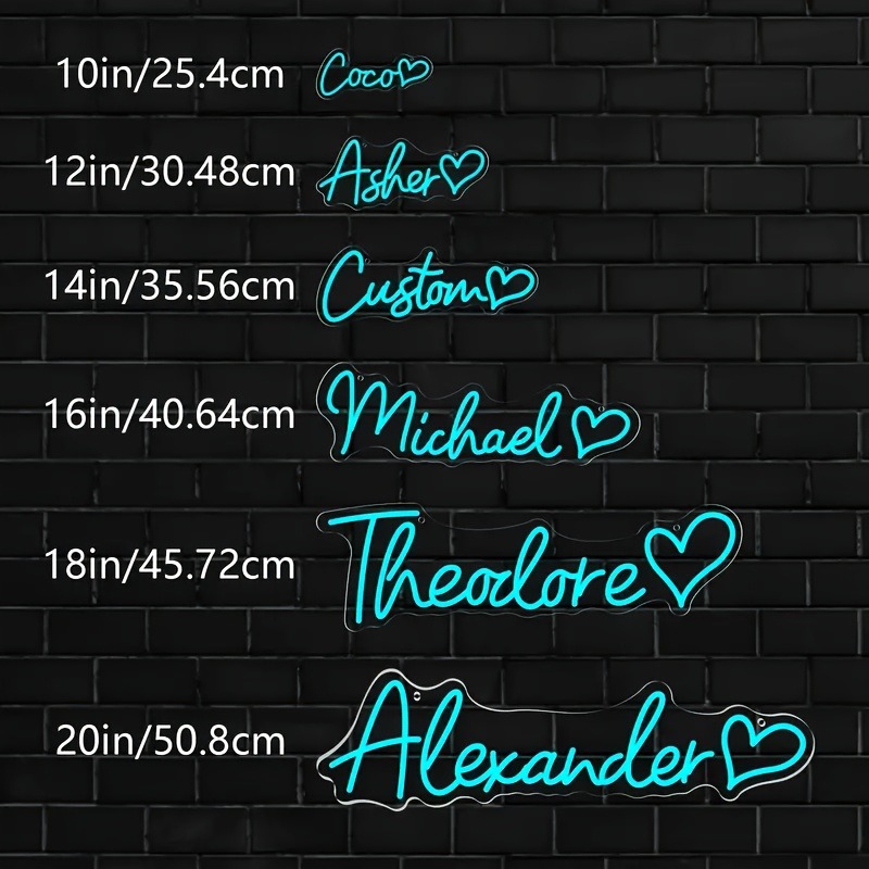 Custom LED Personalized Neon S - Neon Sign Party review and price