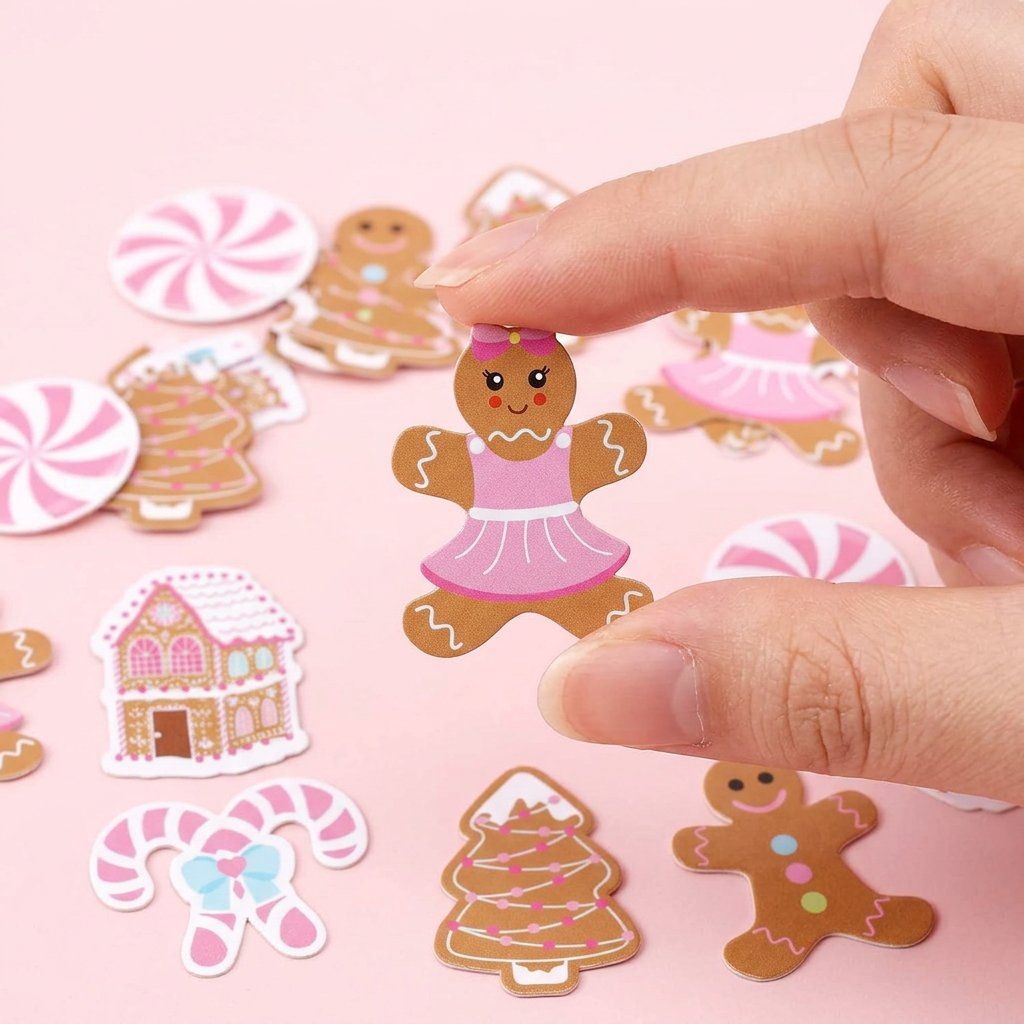 330Pcs Pink Gingerbread Christ - Papercraft Supply Confetti review and price
