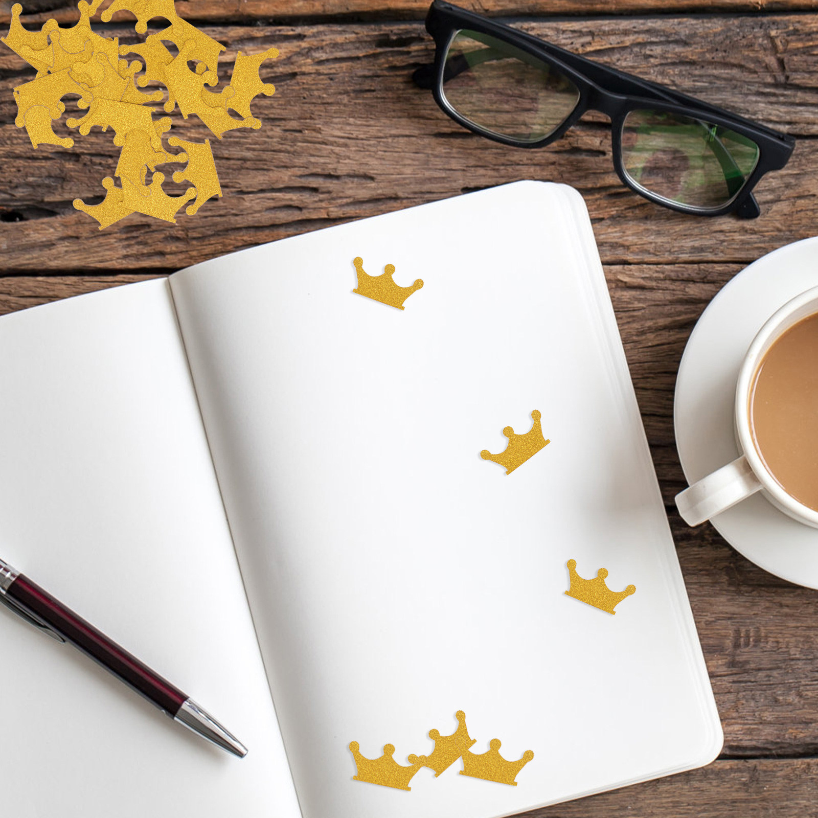 200Pcs Crown Shaped Confetti P - Papercraft Supply Confetti review and price