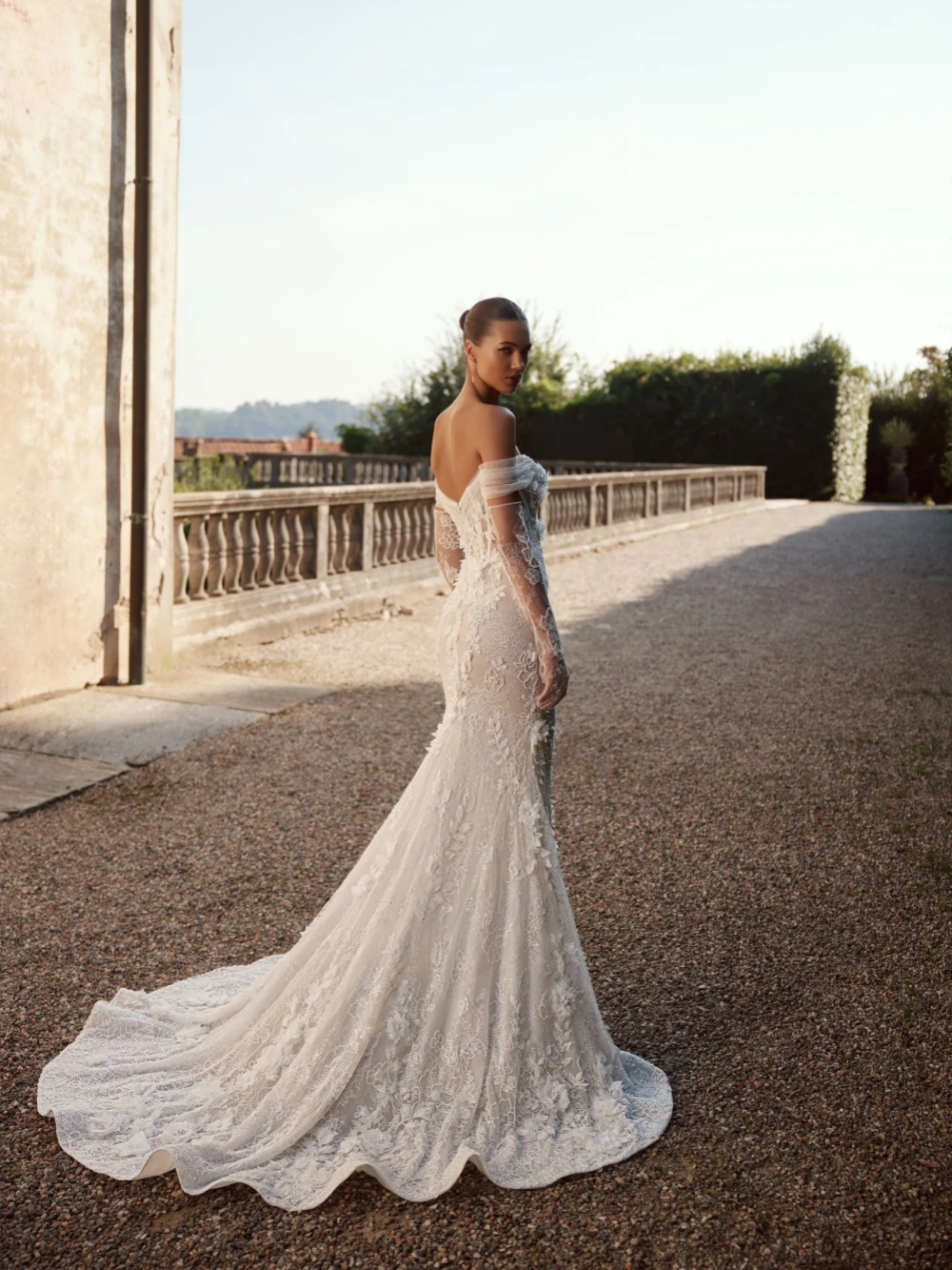 Floor-length Beaded Lace Weddi - Glitter Tablecloth review and price