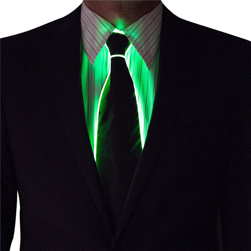Men Glowing Tie EL Wire Neon L - Event Party Dj review and price