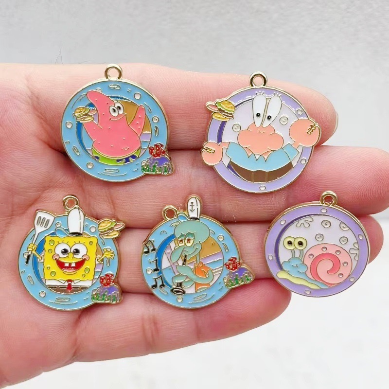 10pcs cartoon anime alloy oil  - Party Favor Bag review and price