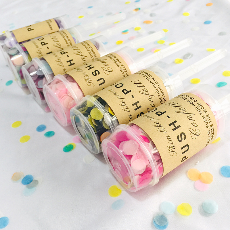2pcs Multicolor Paper Scrap Fo - Confetti Cannon Tube review and price