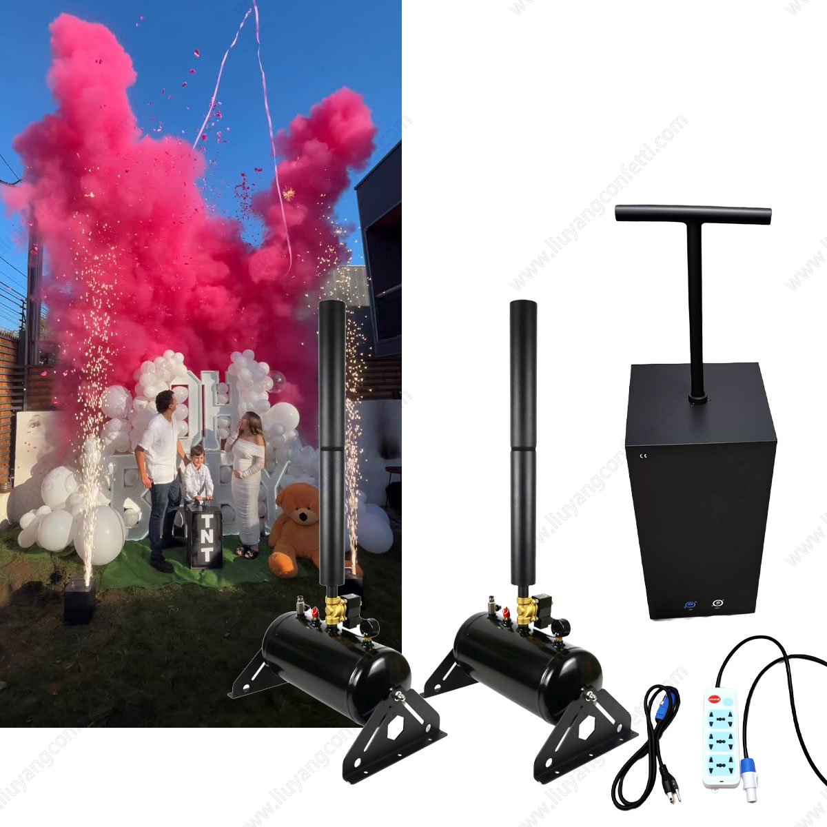Confetti Streamer Baby Shower  - Confetti Cannon Tube review and price