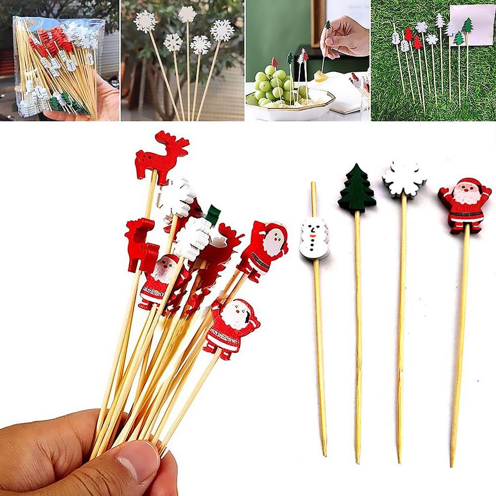 50Pcs Christmas Cocktail Picks - Centerpiece Stick review and price
