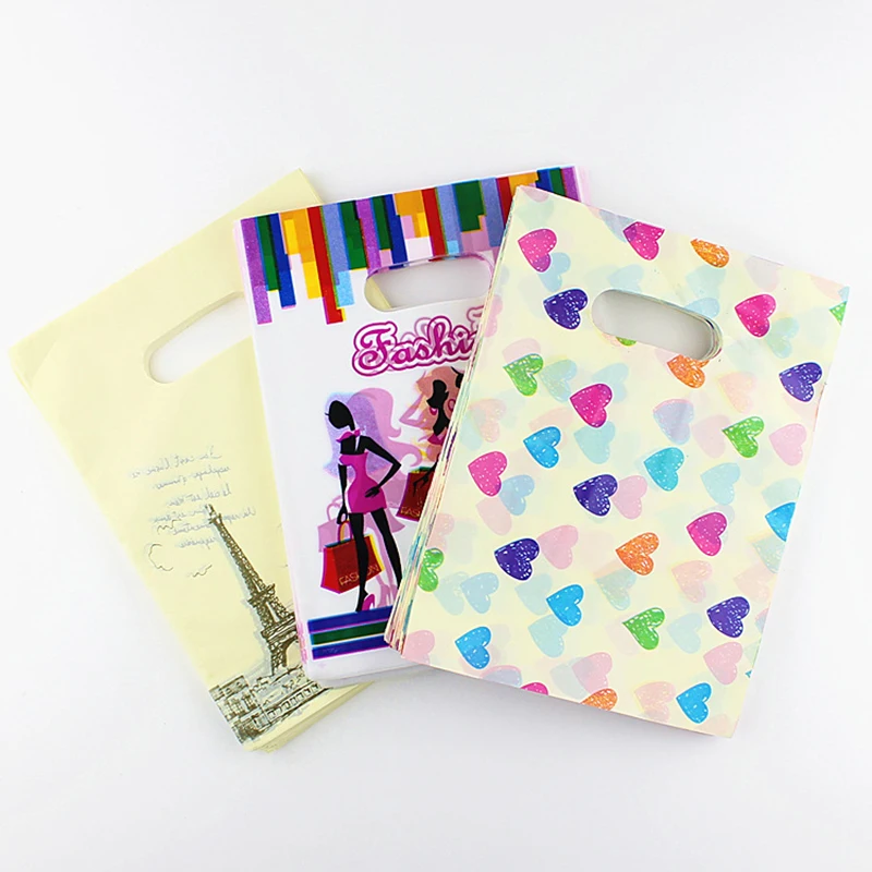 100Pc Plastic Shopping Busines - Event Party Shop review and price