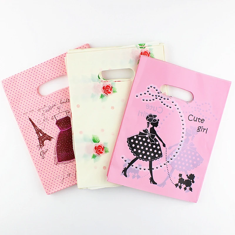 100Pc Plastic Shopping Busines - Event Party Shop review and price
