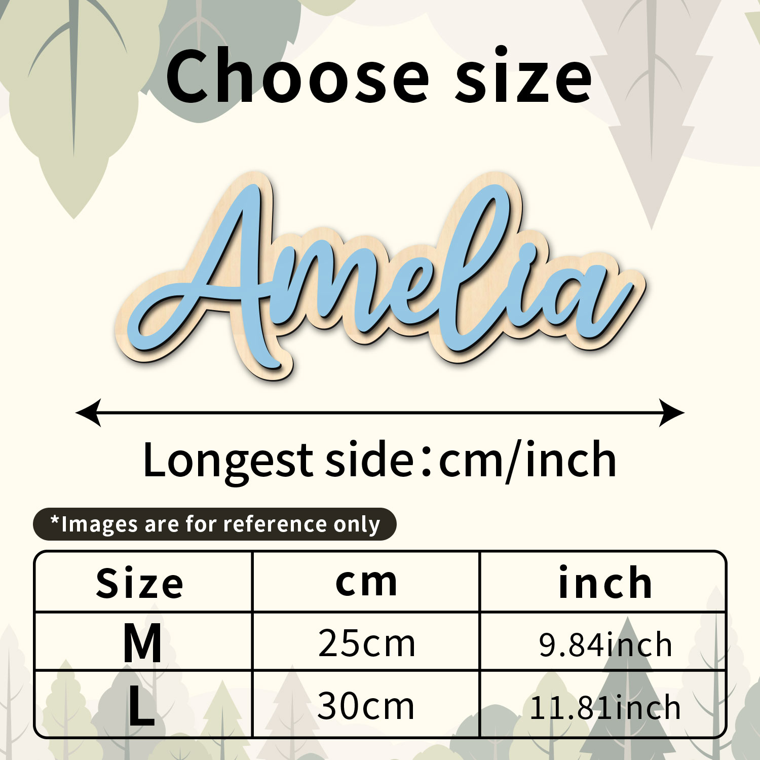 1pc Customized Wooden Name Dec - Eve Party review and price